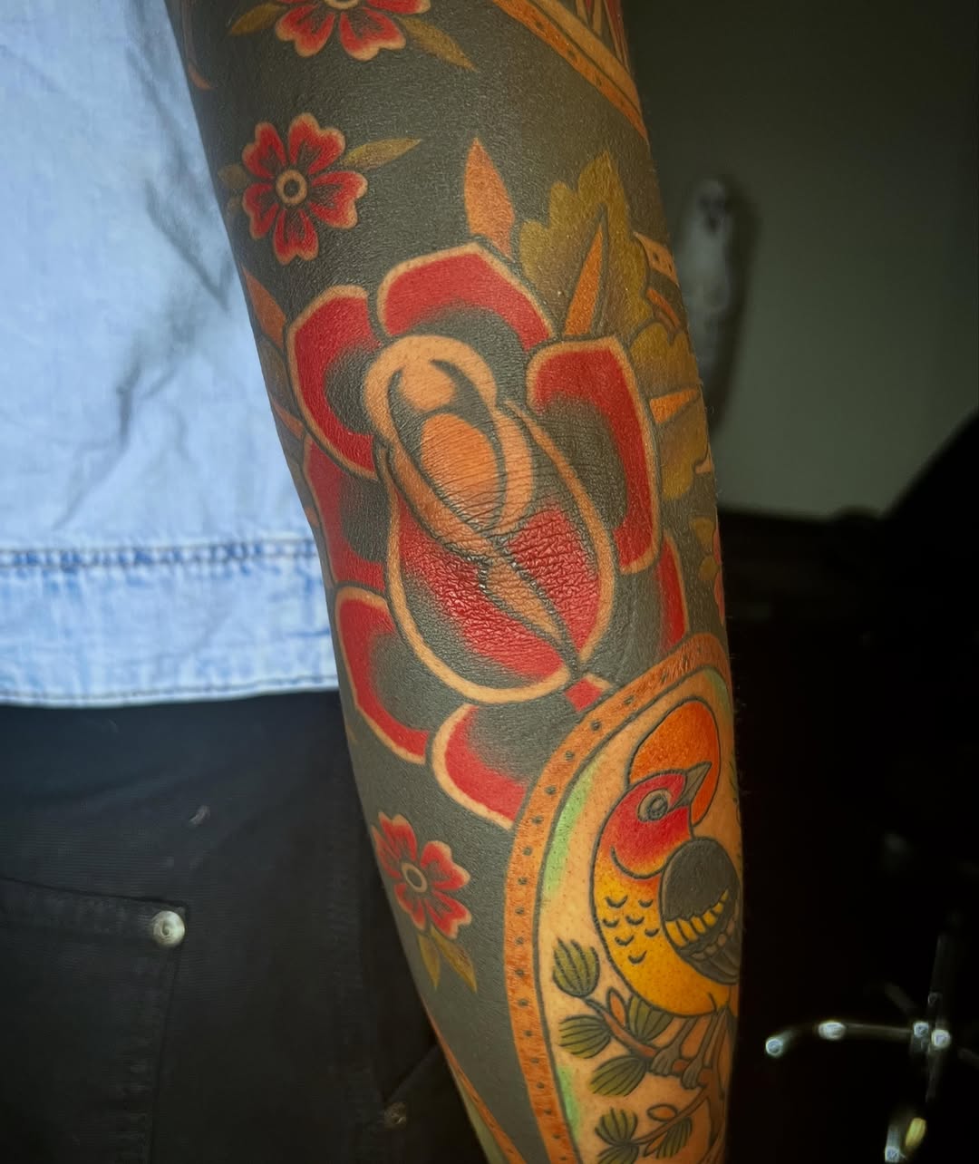 Tattoo by @taylorthetattooer โ american_traditional, neo_traditional