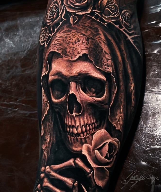 Tattoo by @lange_tattoo β realism, dark_realism