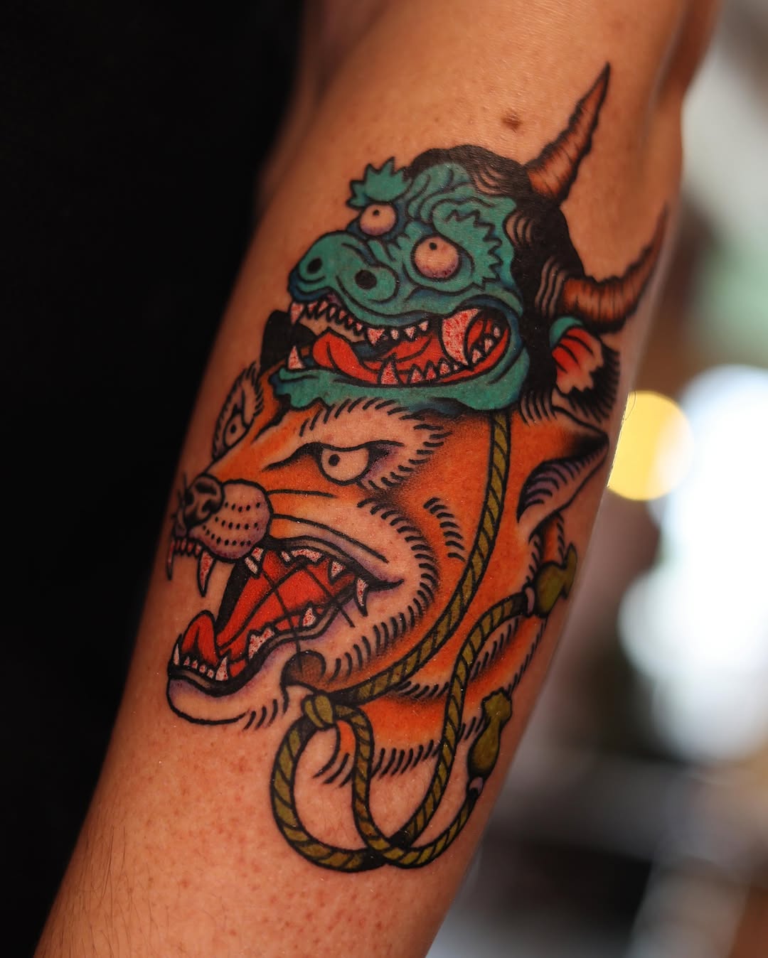 Tattoo by @novavaughntattoo — american_traditional, japanese_irezumi