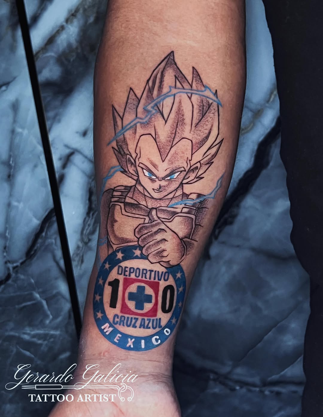 Tattoo by @galiciaink — anime