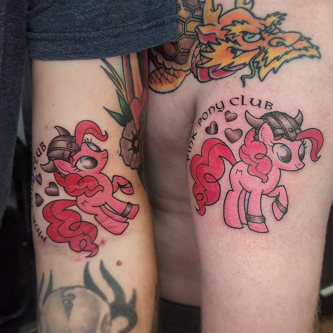 Tattoo by @dripping_moustache — new_school, lettering_script