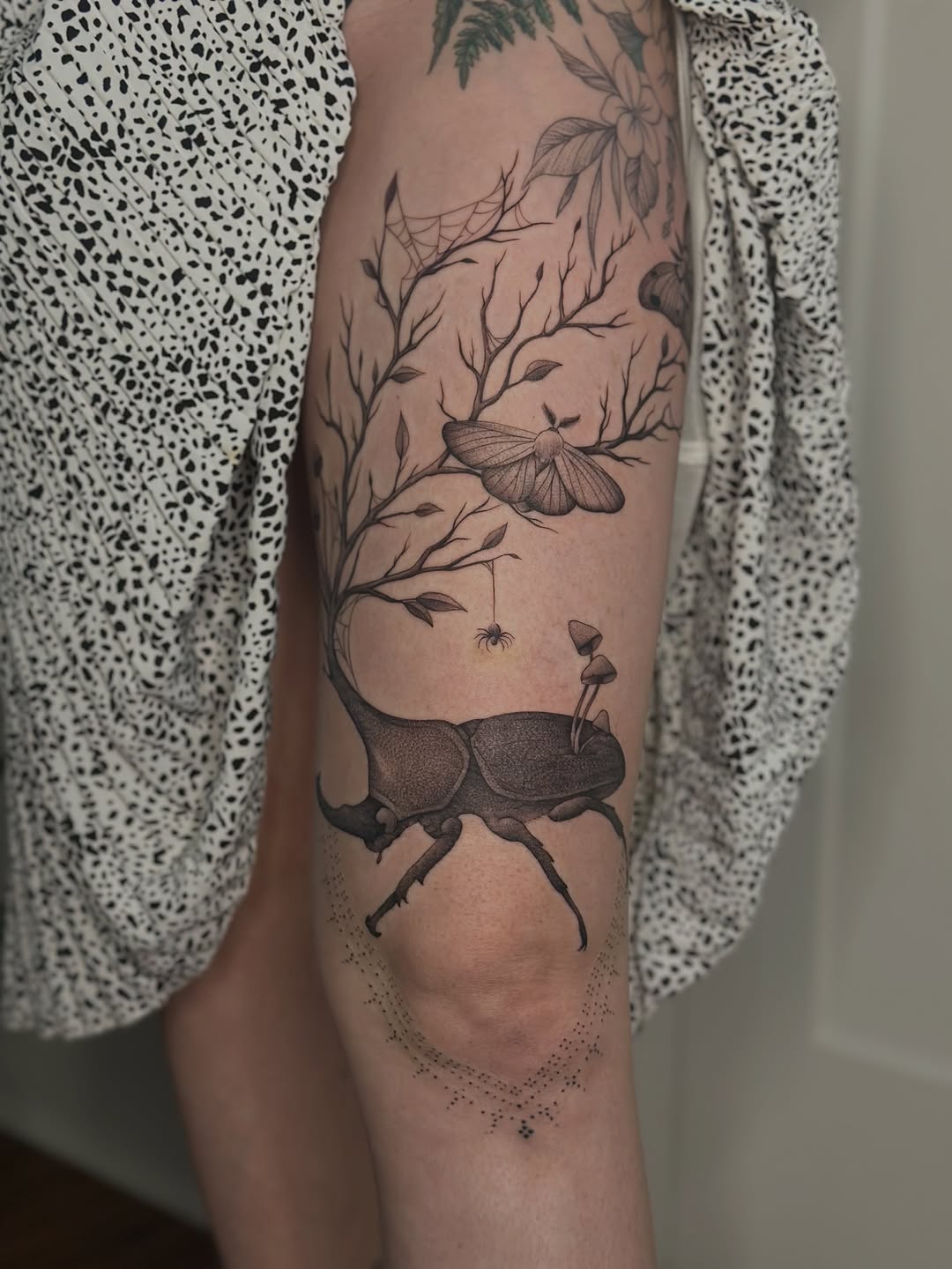 Tattoo by @vreevestattoo — black_and_grey, realism