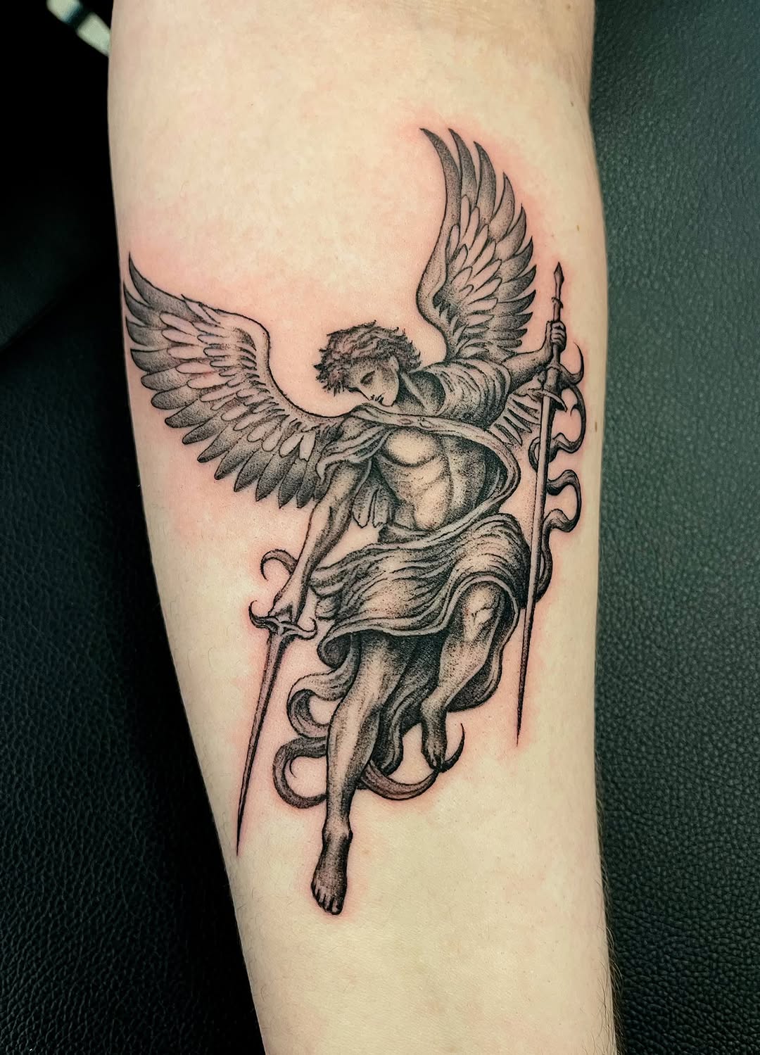 Tattoo by @briankirsch9 — black_and_grey, realism