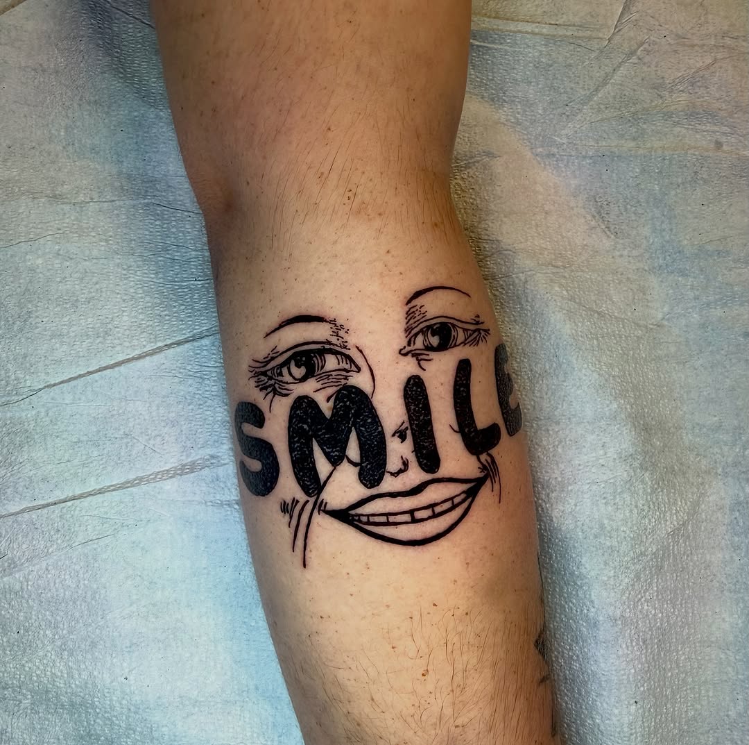 Tattoo by @noahvincenttattoo — lettering_script, ignorant