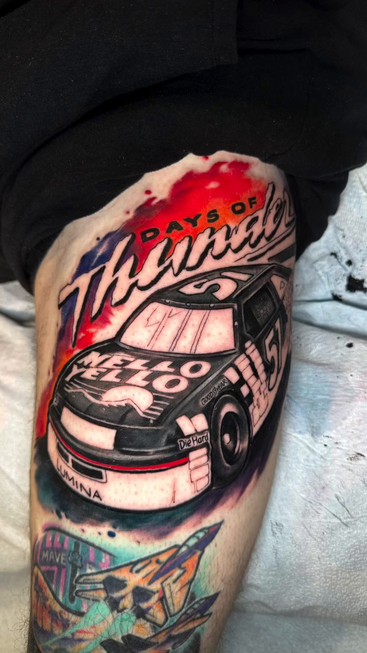 Tattoo by @djauld — trash_polka, realism