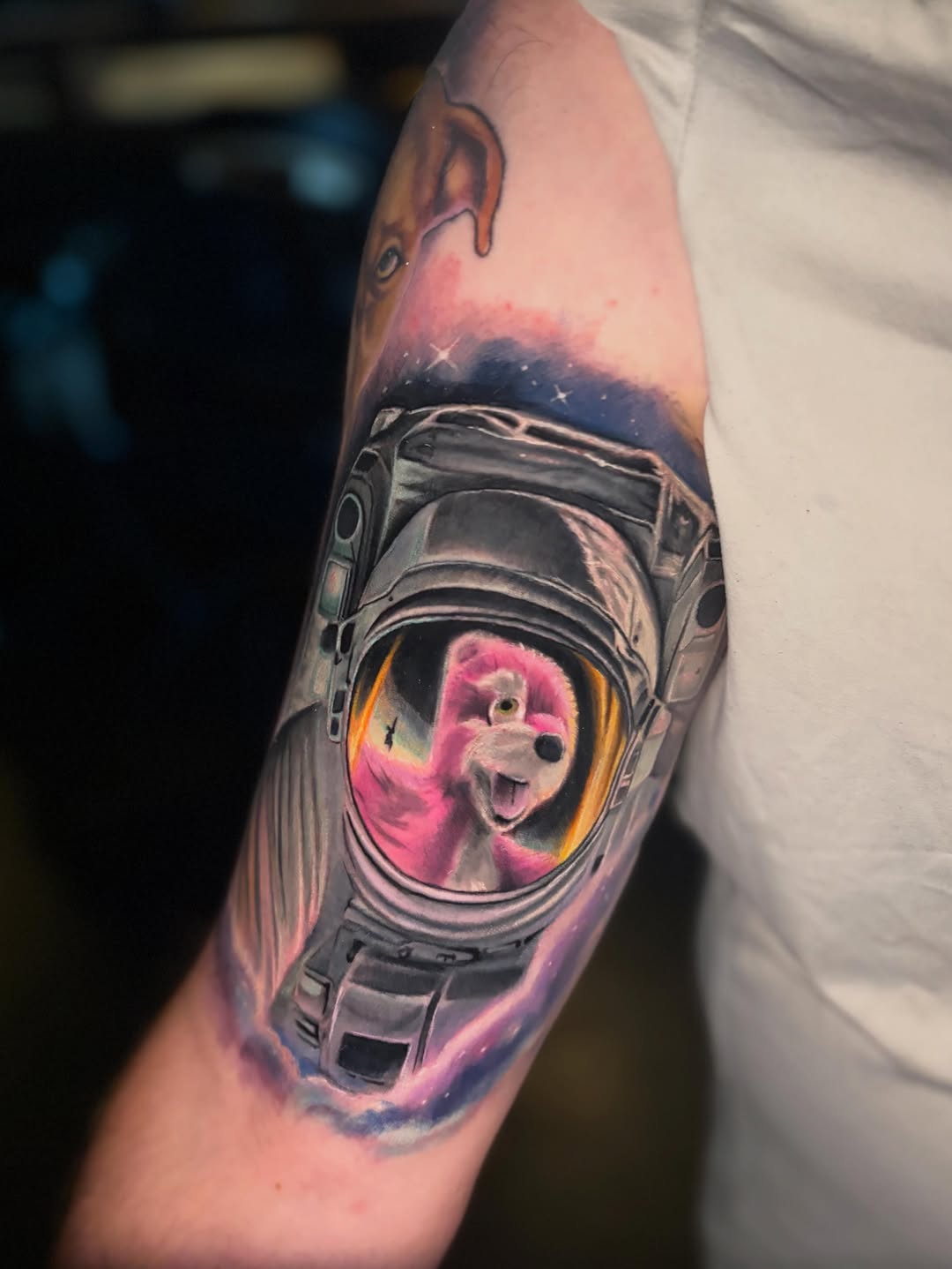 Tattoo by @luci.bat.tattoo β realism, black_and_grey