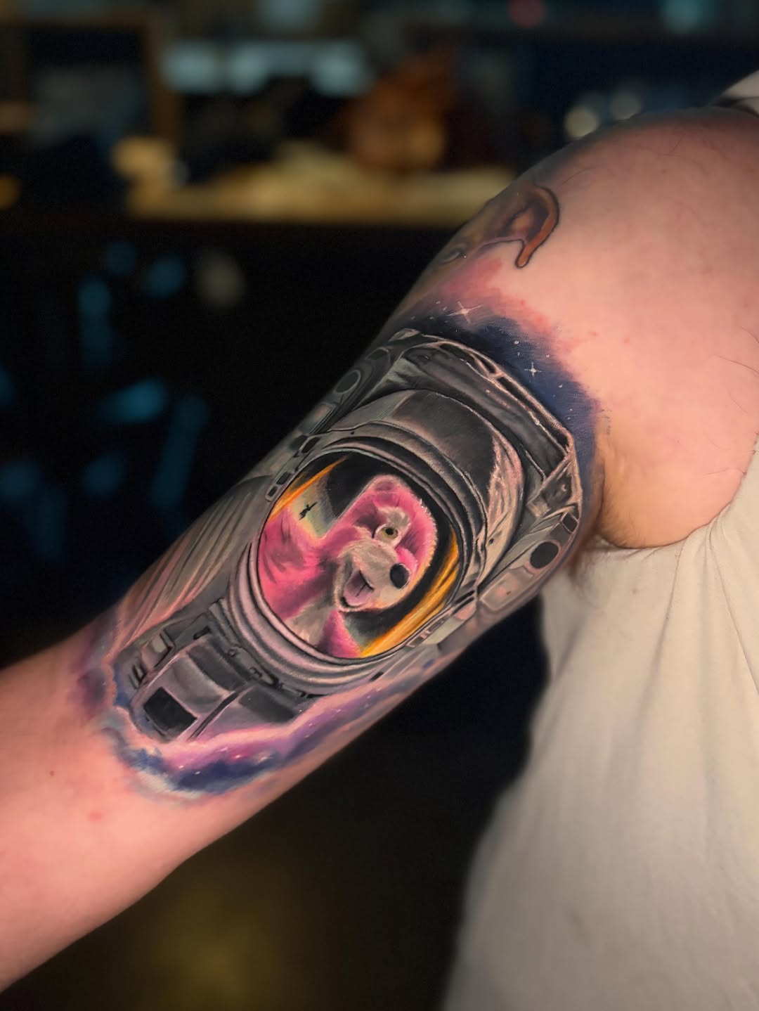 Tattoo by @luci.bat.tattoo β realism, new_school