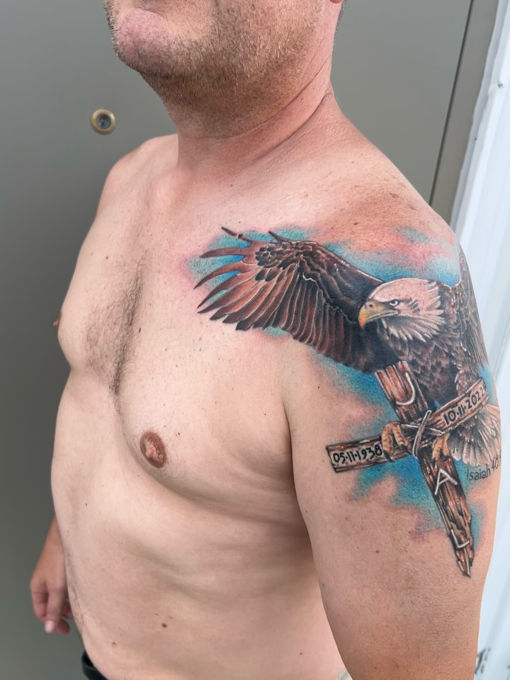 Tattoo by @relentlesley83 — realism, black_and_grey