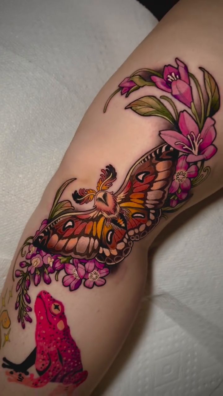 Tattoo by @fear.boner — neo_traditional, realism