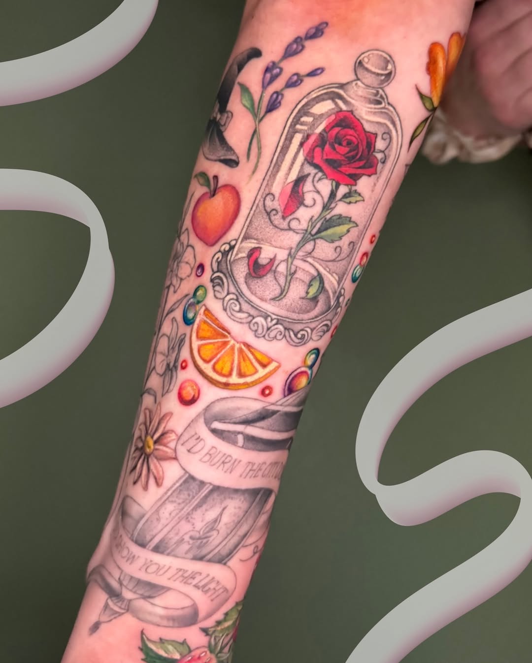 Tattoo by @nichole.viridian — illustrative, new_school