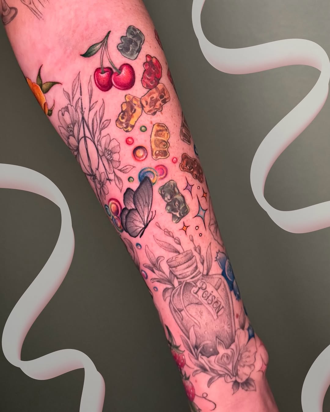 Tattoo by @nichole.viridian — illustrative, new_school