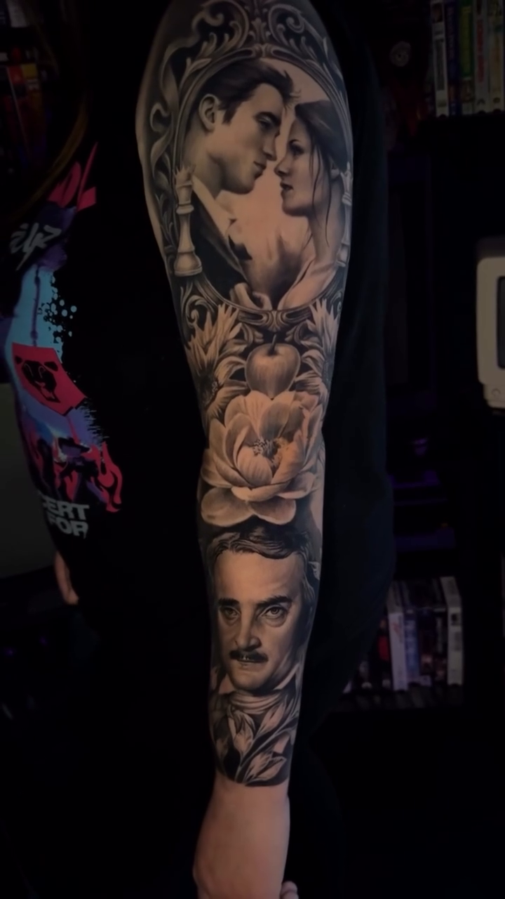 Tattoo by @itstommyink — realism, black_and_grey