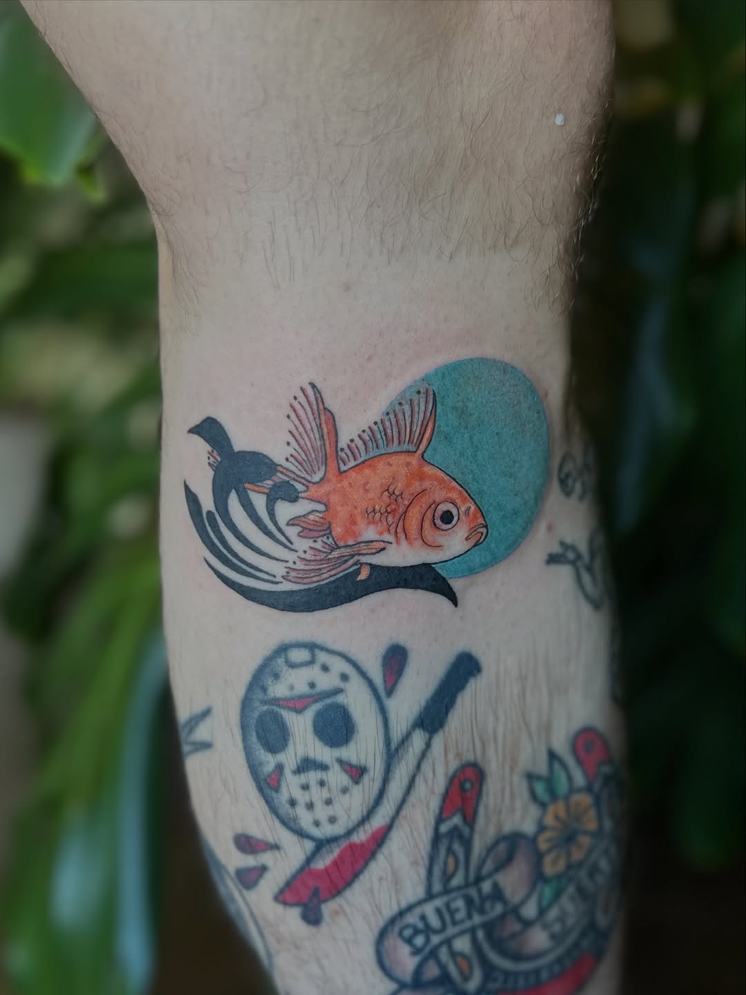 Tattoo by @sarahransom.tattoos — illustrative, new_school