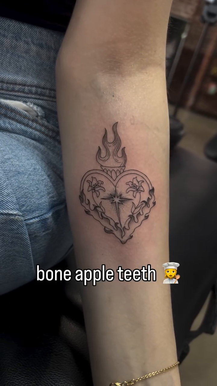 Tattoo by @tinybabytattoo β black_and_grey