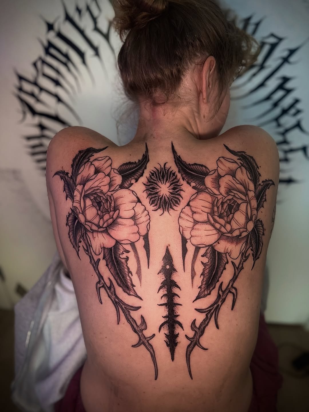 Tattoo by @pikashi_tattoos — black_and_grey, dark_realism
