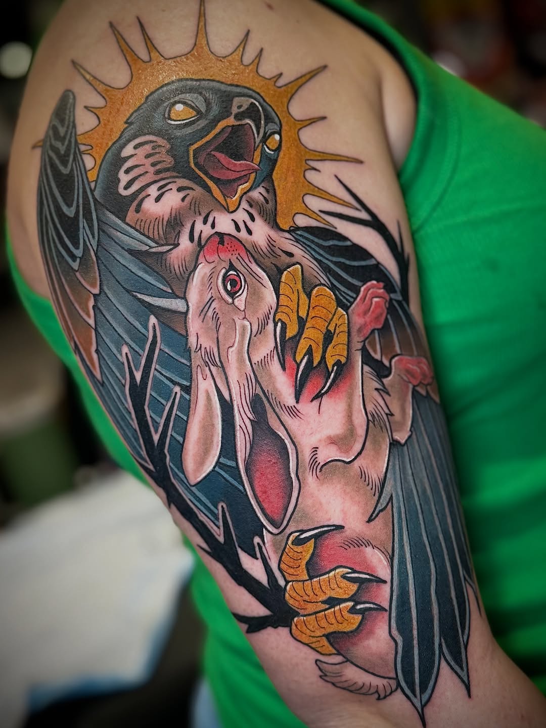 Tattoo by @elliechaseart — neo_traditional, realism