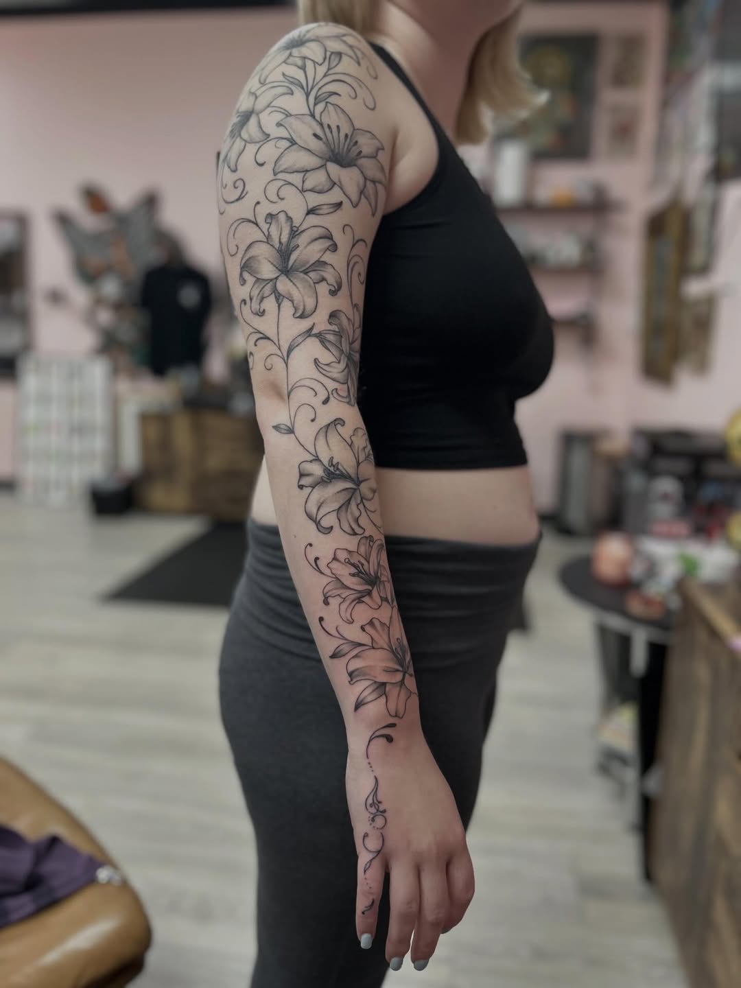 Tattoo by @redtattoos518 — illustrative, black_and_grey