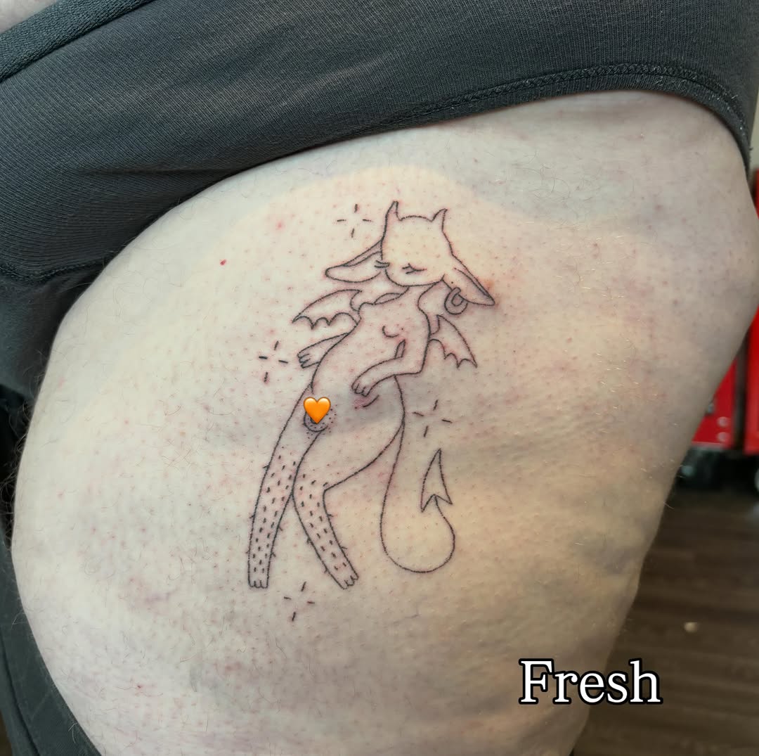Tattoo by @skullgunk — fine_line