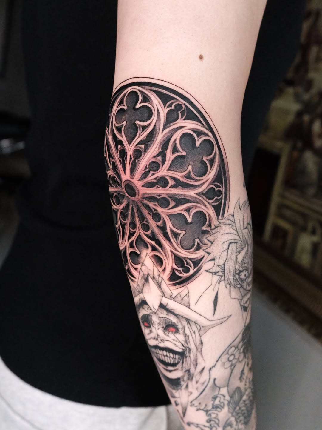 Tattoo by @vox_von_vader — blackwork