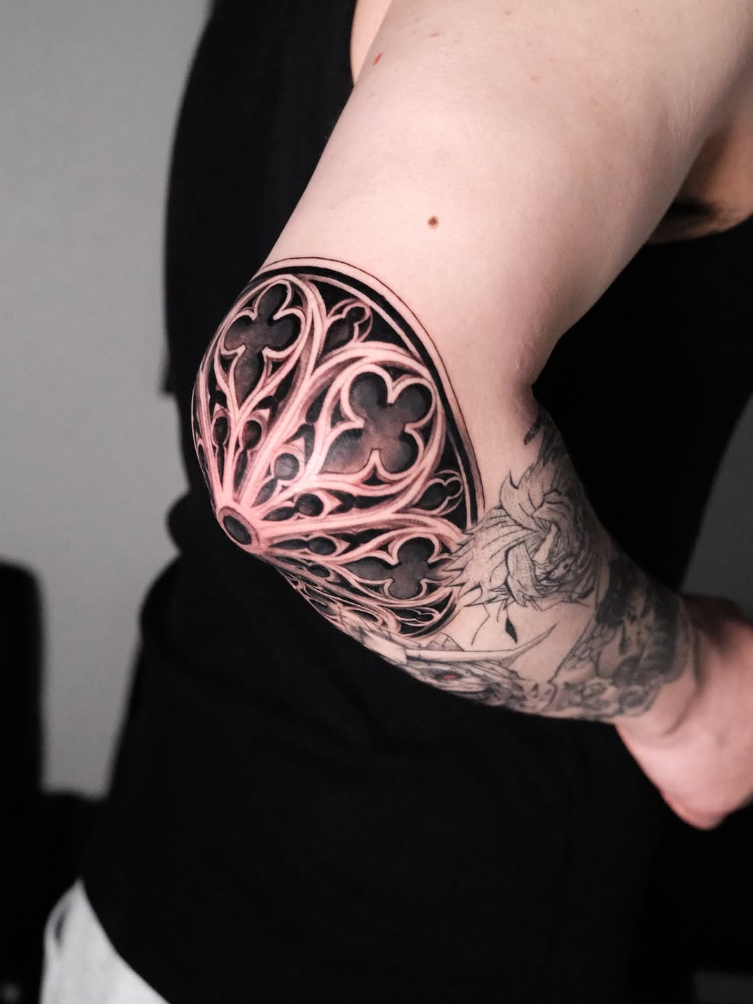 Tattoo by @vox_von_vader — blackwork, ornamental