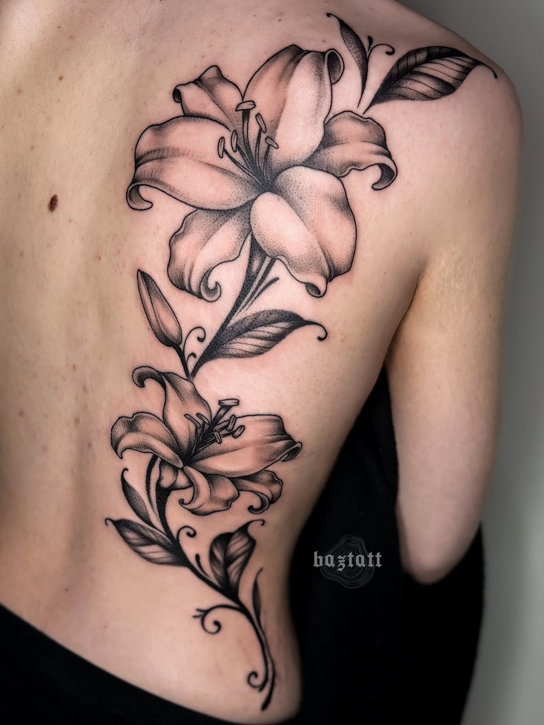 Tattoo by @baztatt — black_and_grey