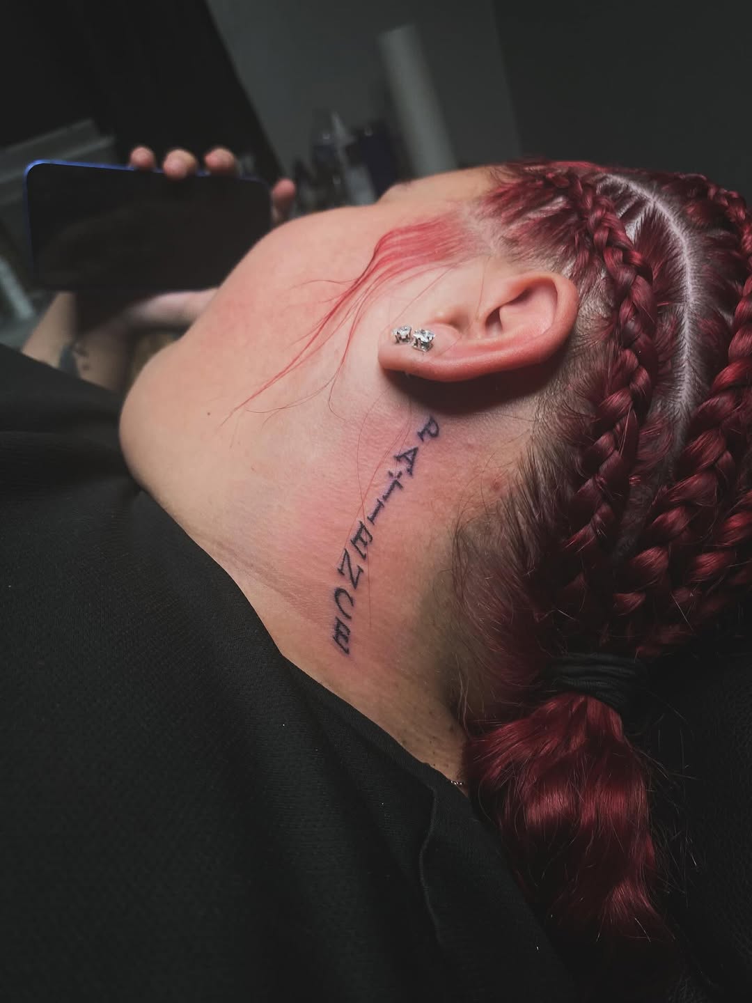 Tattoo by @ahztatz — lettering_script, fine_line