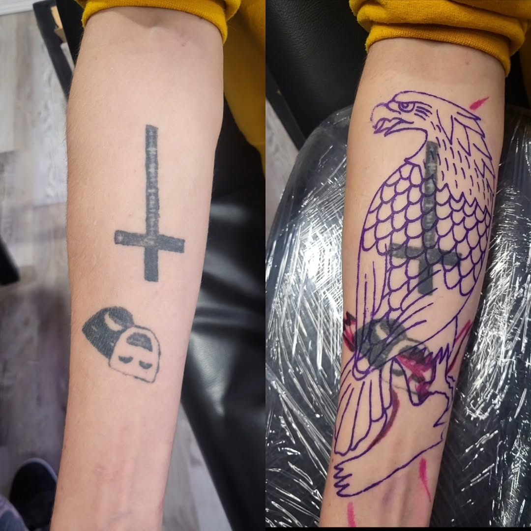 Tattoo by @smilingpolitelypma — black_and_grey