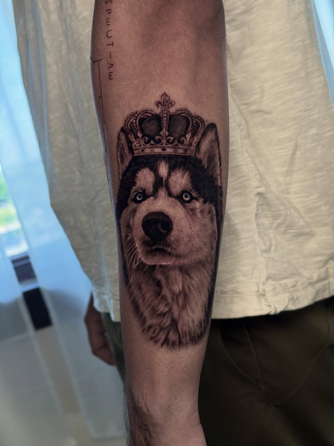 Tattoo by @luees___ β realism, black_and_grey