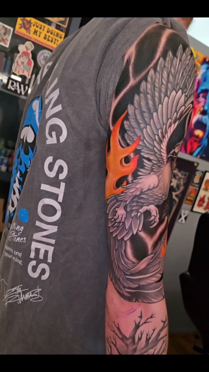 Tattoo by @steelcitytattoos — black_and_grey, realism