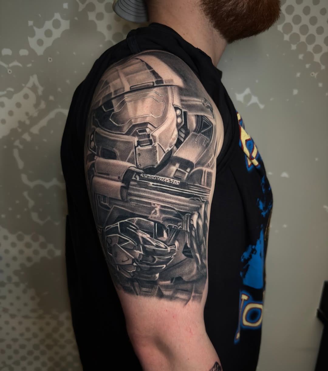 Tattoo by @_vegatattoo — realism, black_and_grey