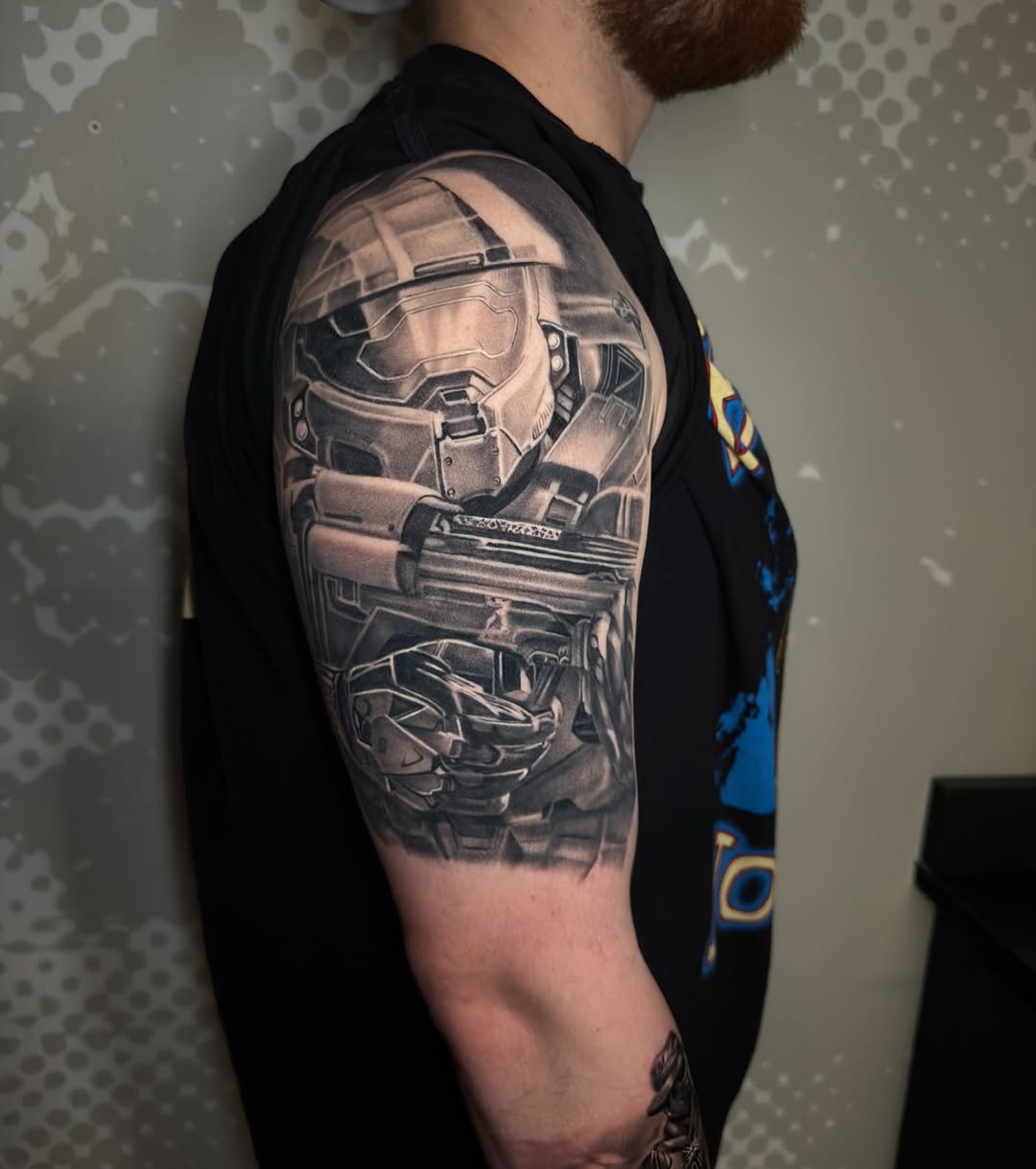 Tattoo by @_vegatattoo — realism, black_and_grey