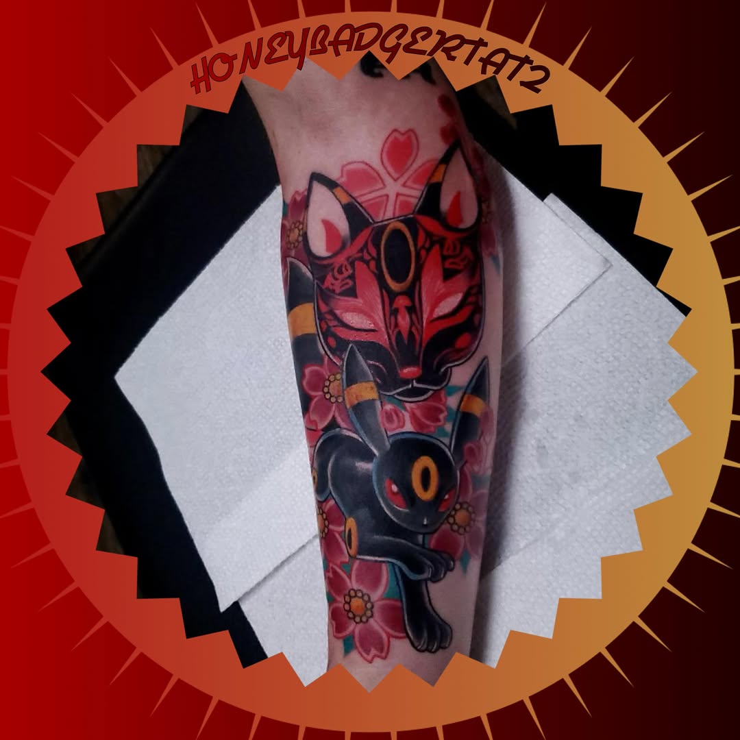 Tattoo by @honeybadgertat2 — anime, neo_traditional
