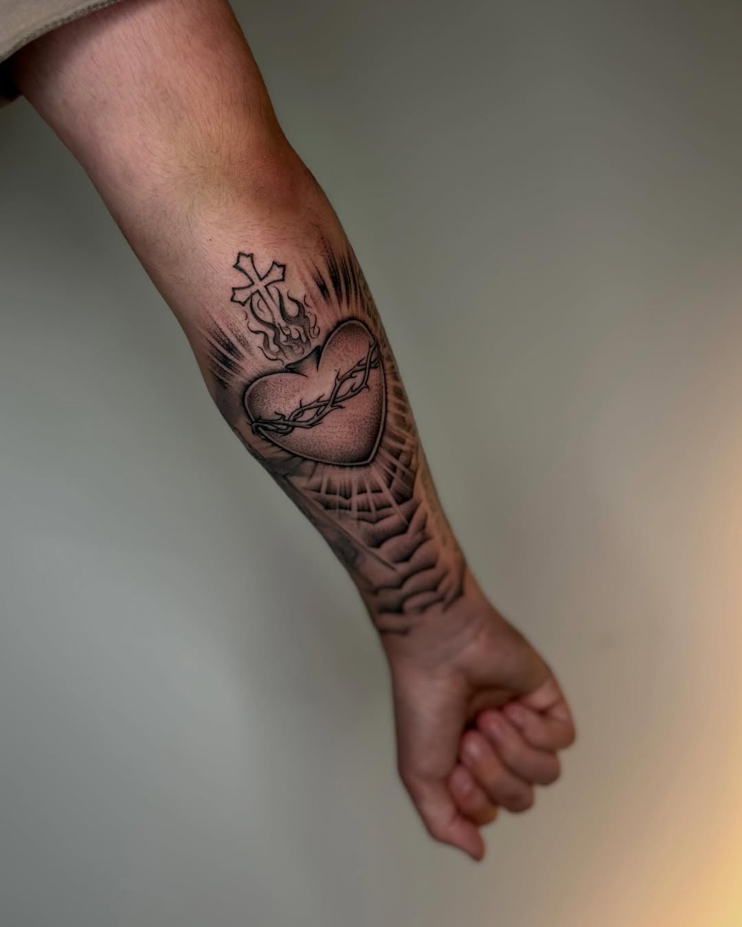 Tattoo by @carsytat — black_and_grey, realism
