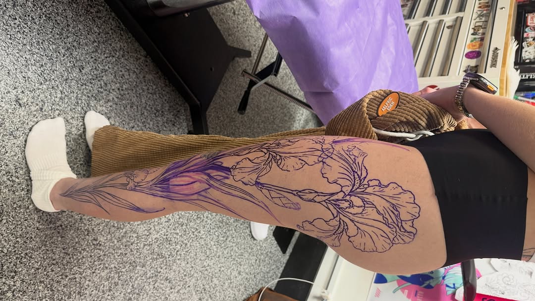 Tattoo by @catdaddytatz — fine_line
