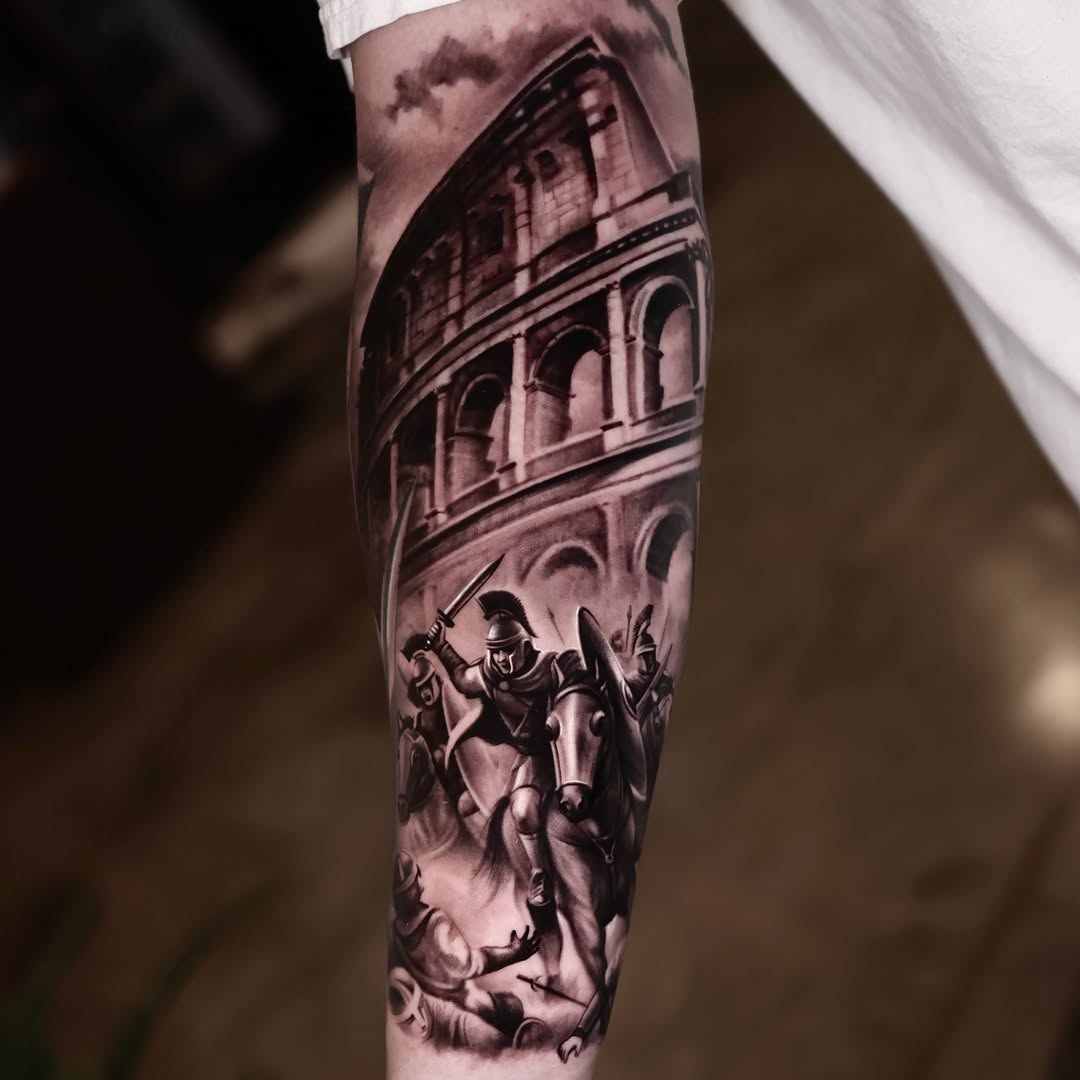 Tattoo by @steven1nk — realism, black_and_grey