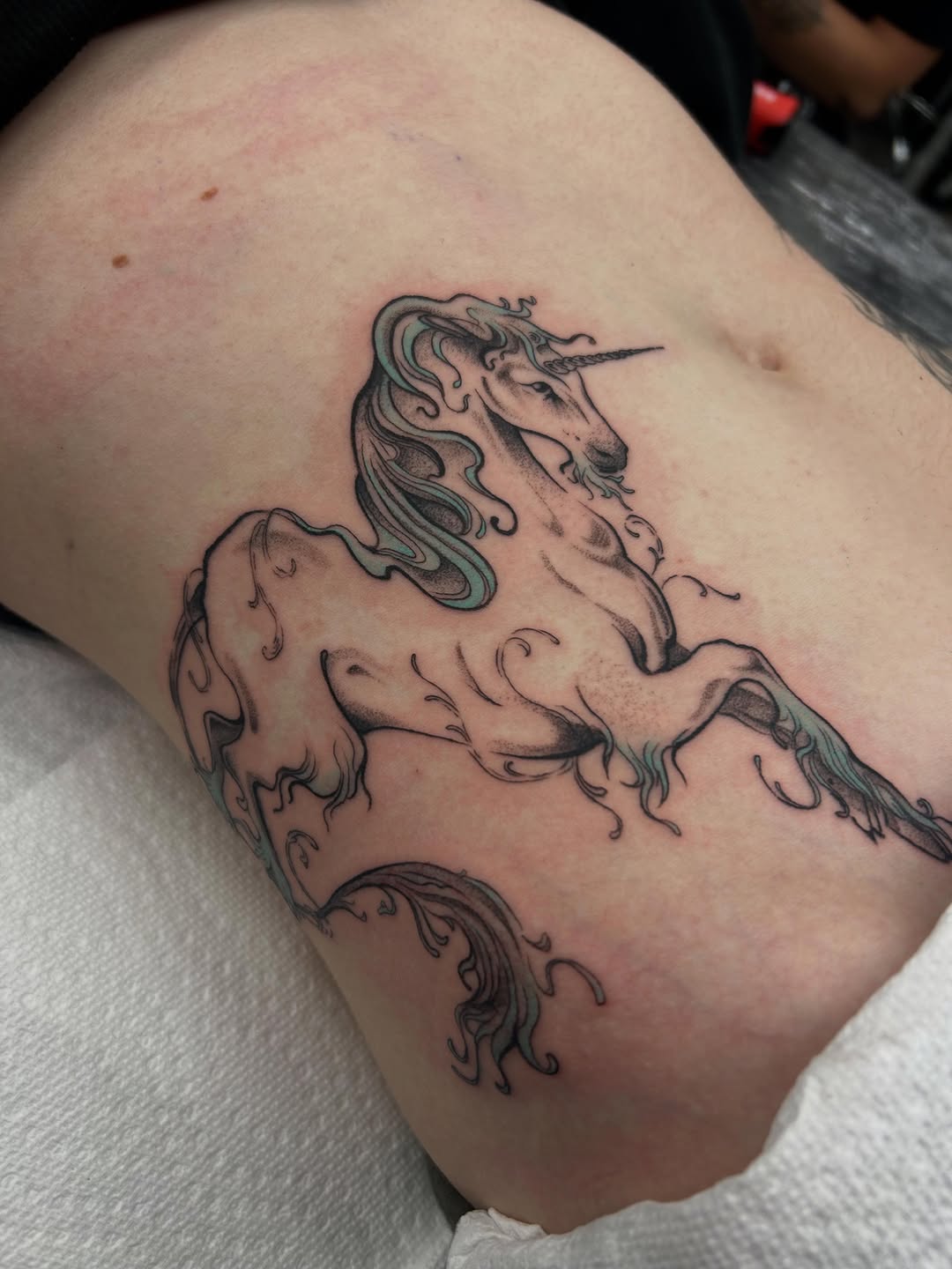 Tattoo by @livy_babytats — black_and_grey