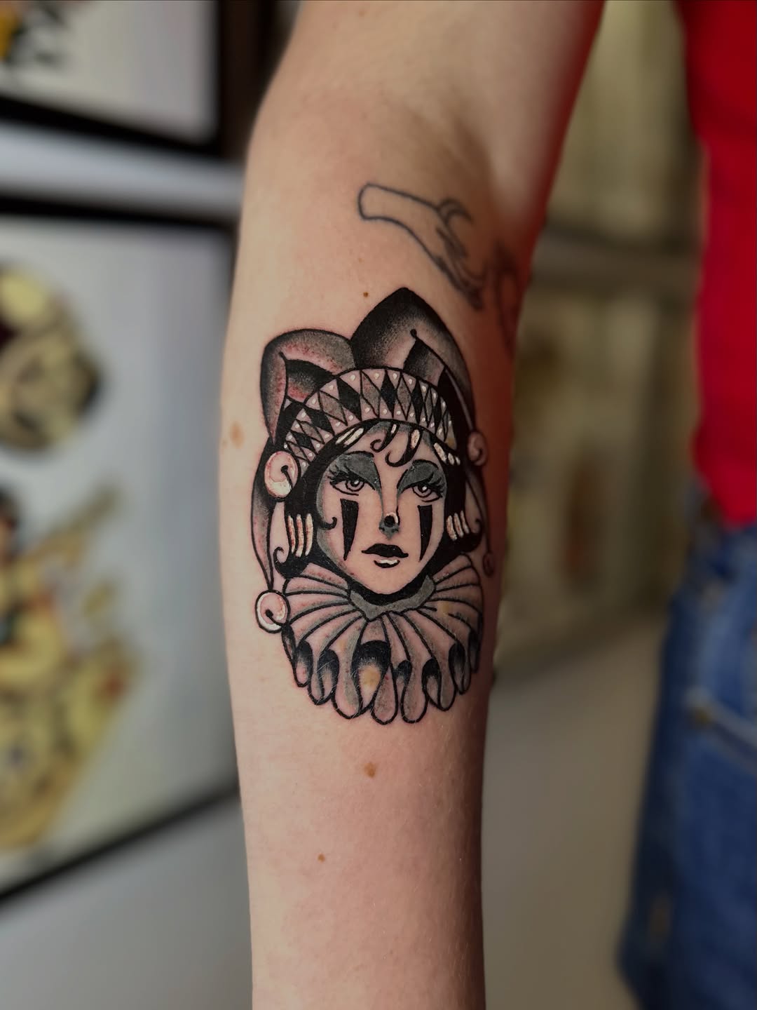 Tattoo by @weavertats โ american_traditional, black_and_grey