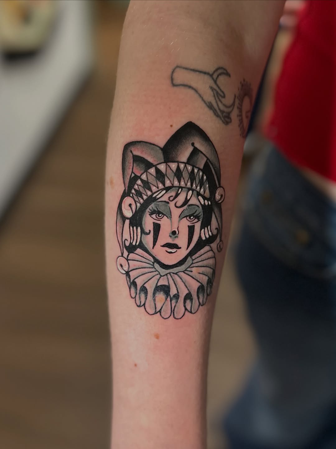 Tattoo by @weavertats โ american_traditional, black_and_grey