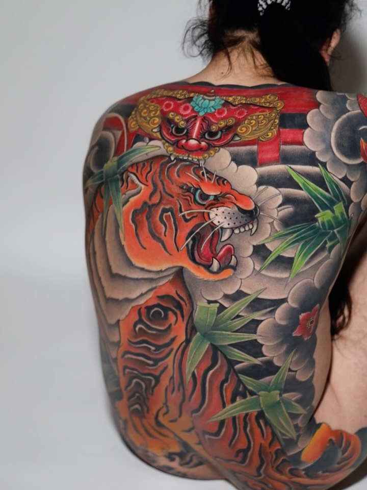 Tattoo by @alezumie — japanese_irezumi, realism