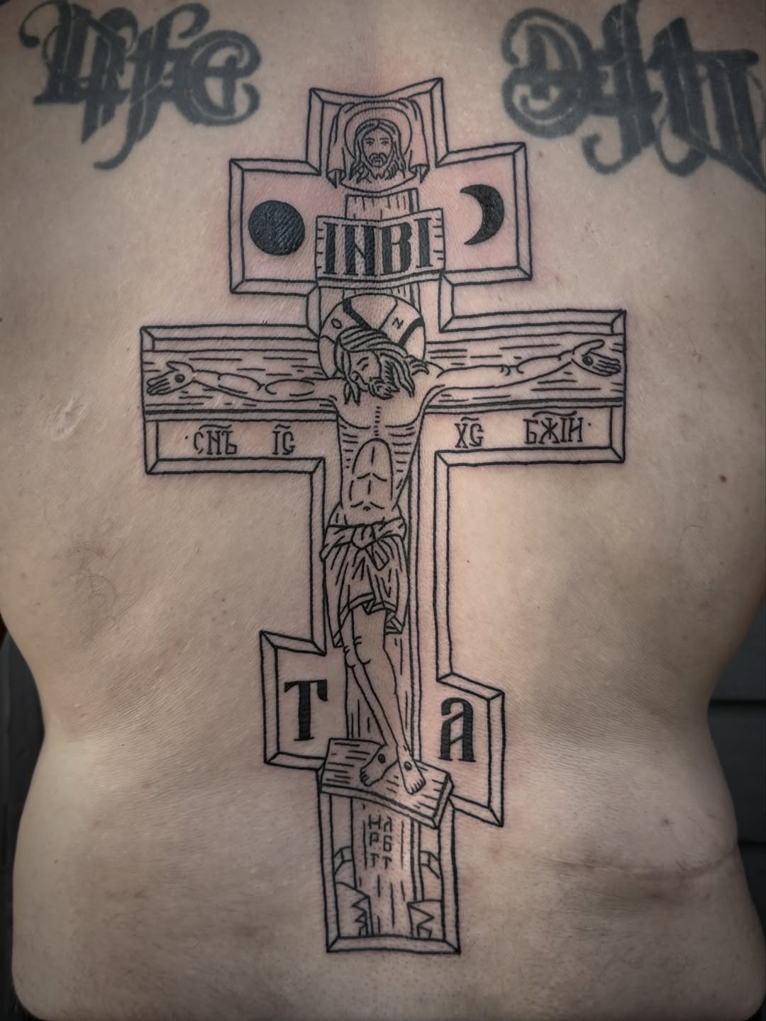 Tattoo by @chrisblanchardtattoos — blackwork, illustrative