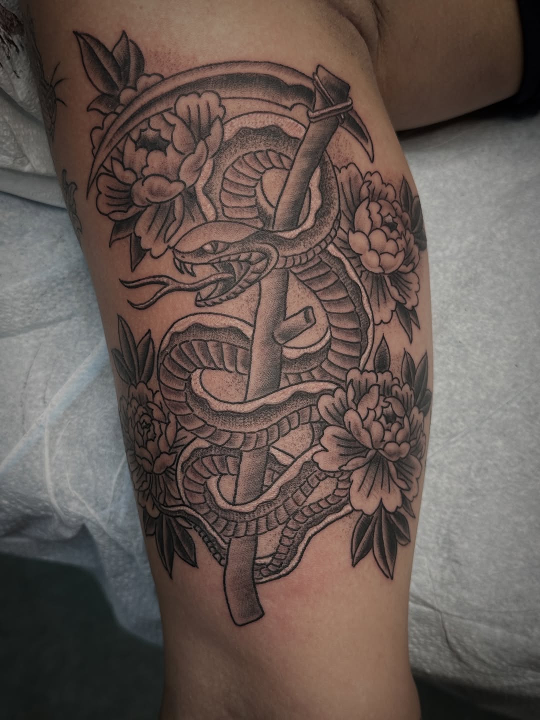 Tattoo by @chrisblanchardtattoos — american_traditional, black_and_grey