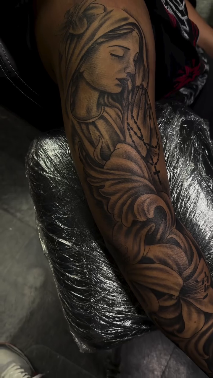 Tattoo by @alchemist_tattoo_shop — black_and_grey, realism