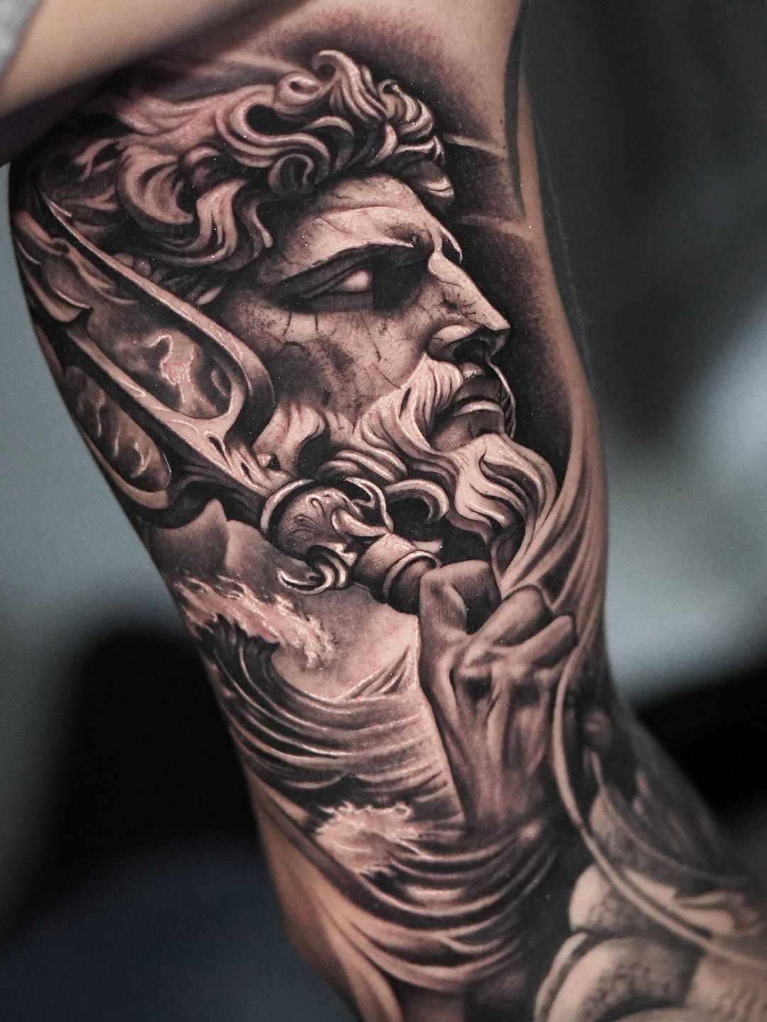 Tattoo by @danielmunoz.art — realism, black_and_grey