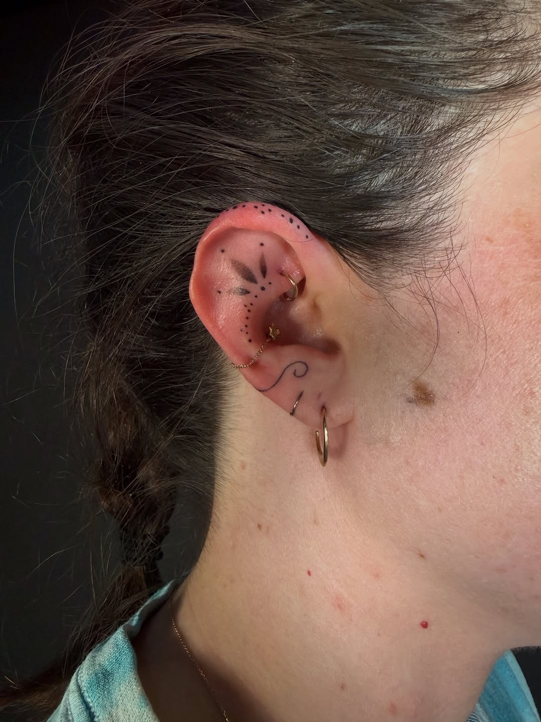 Tattoo by @poeticpokes — fine_line, dotwork