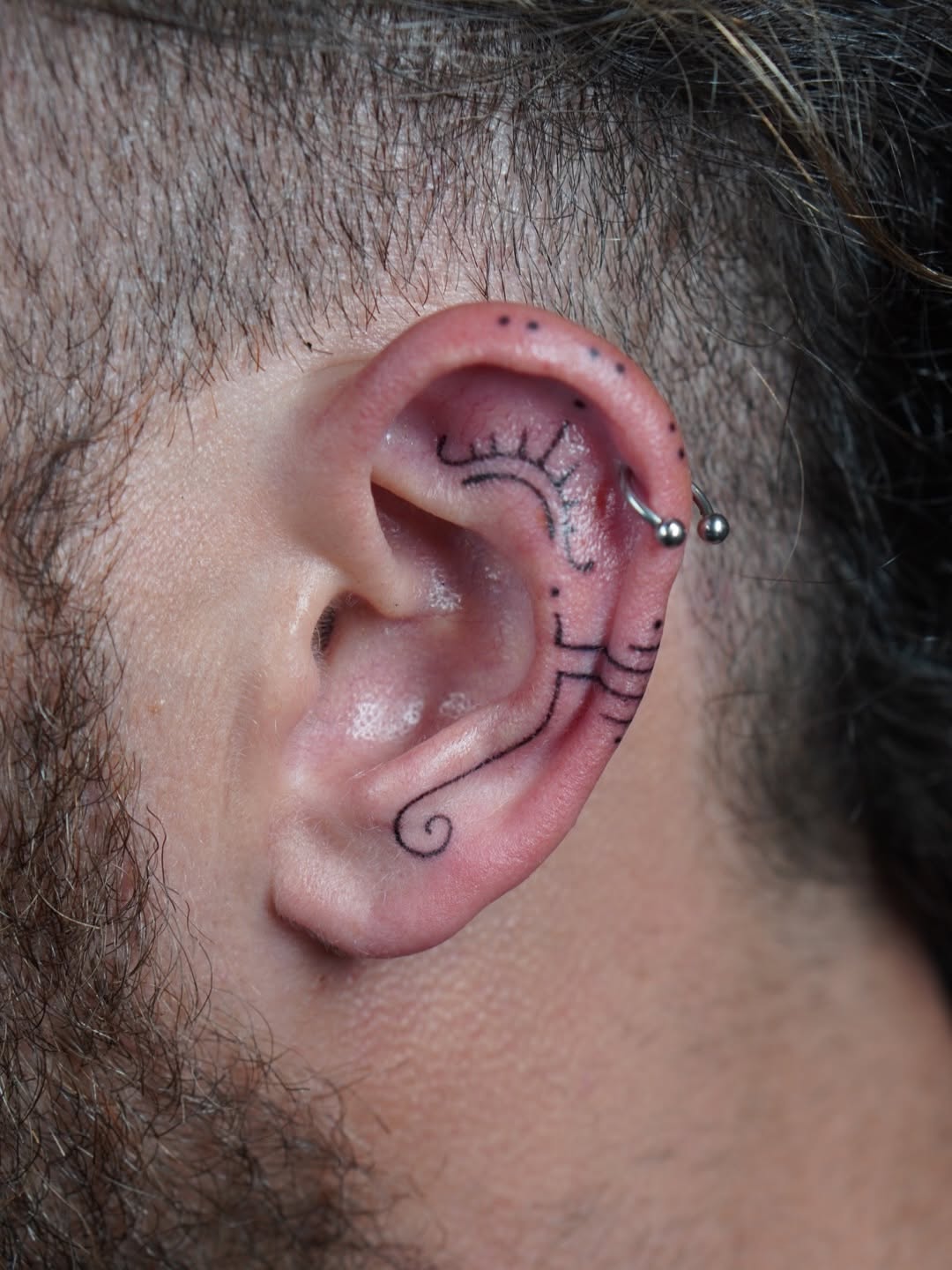 Tattoo by @poeticpokes — fine_line, geometric