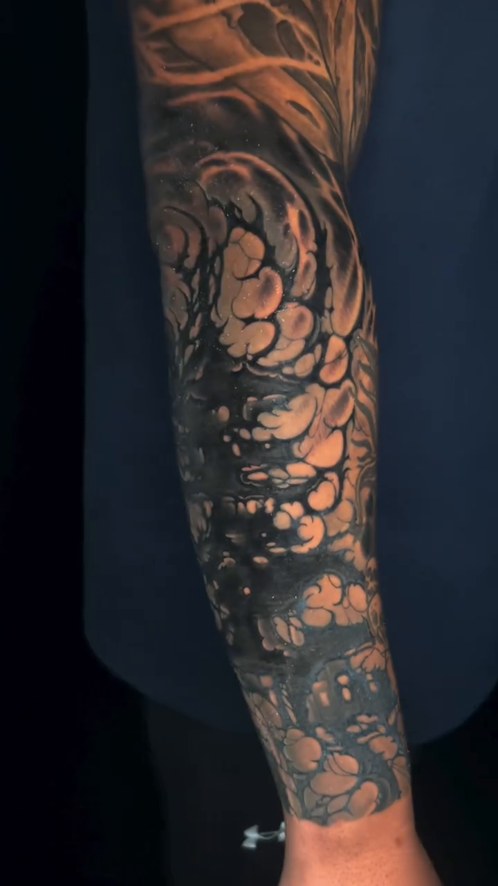 Tattoo by @timderosetattoos — japanese_irezumi, black_and_grey