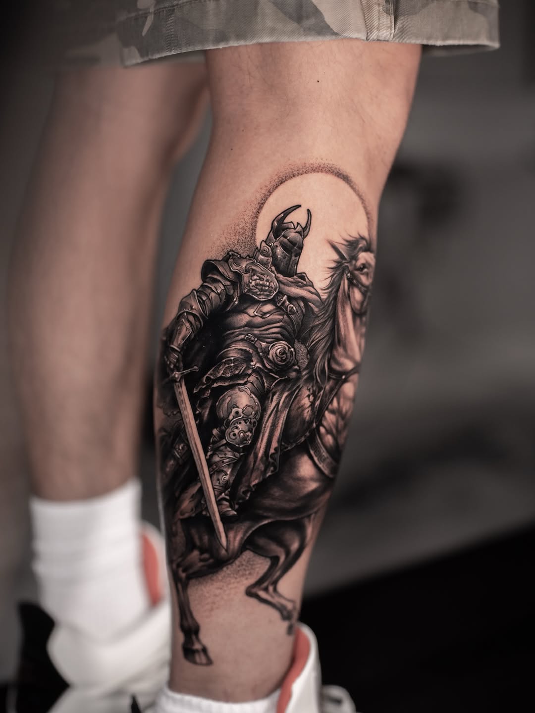 Tattoo by @andretattoostx โ black_and_grey, realism