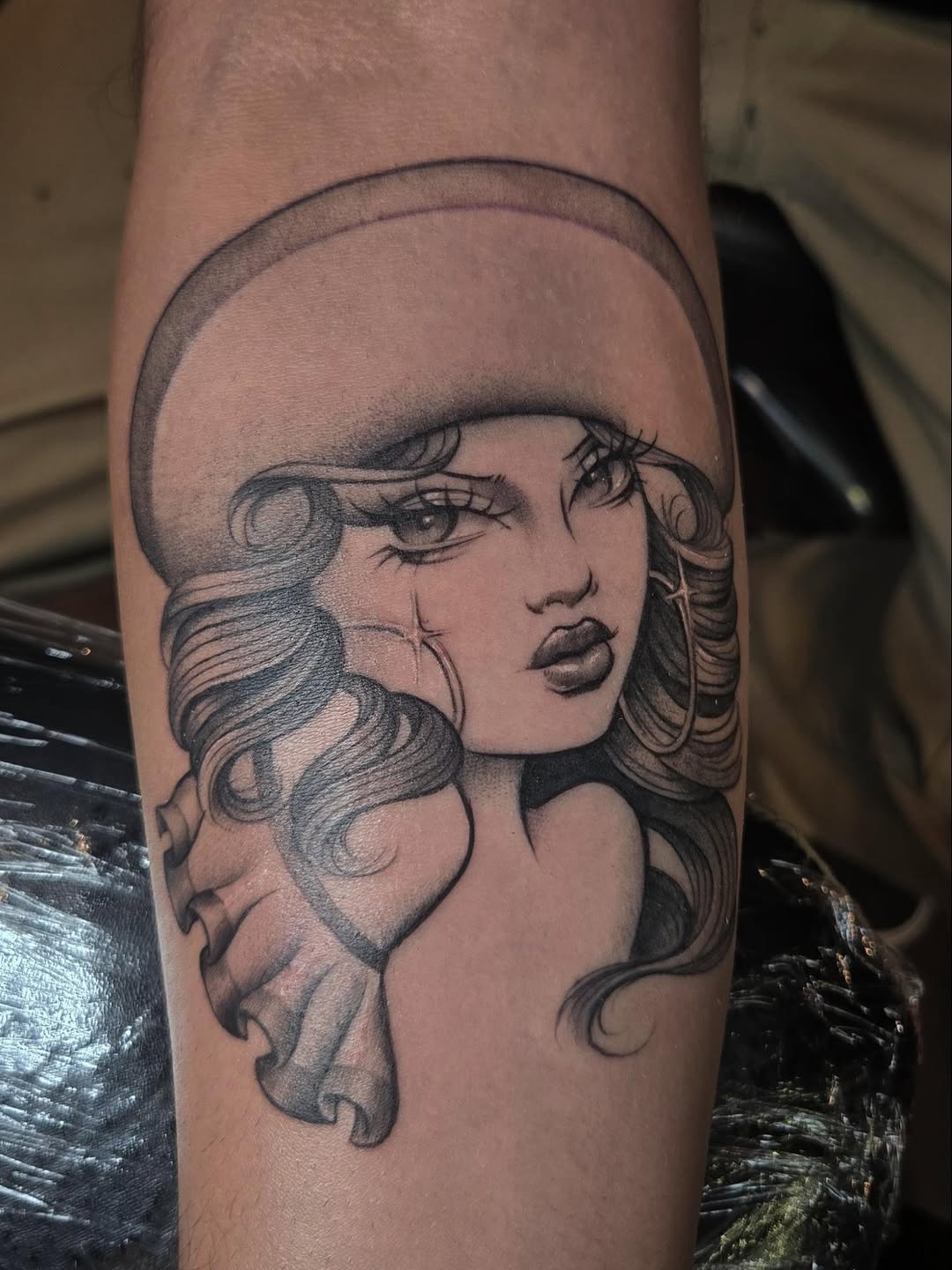 Tattoo by @adrian__tattoos — chicano, black_and_grey