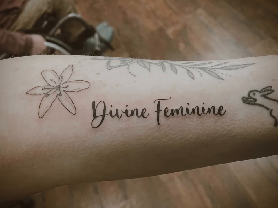 Tattoo by @buttontattoos — fine_line, lettering_script