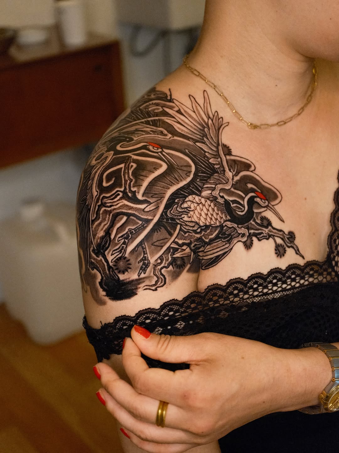 Tattoo by @kubotattoo — japanese_irezumi, black_and_grey